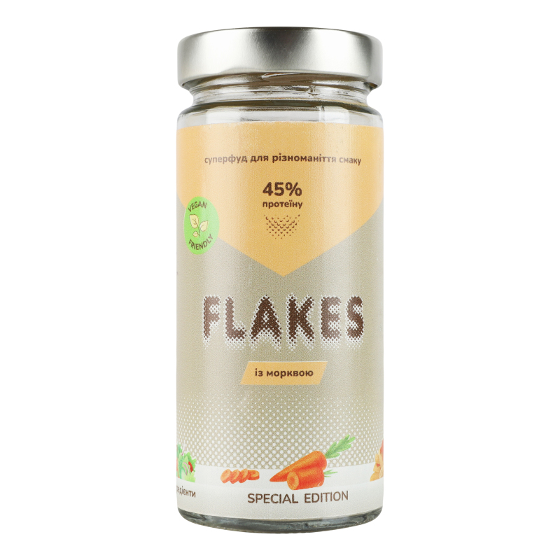 Пластівці дріжджові неактивні із морквою Flakes с/б