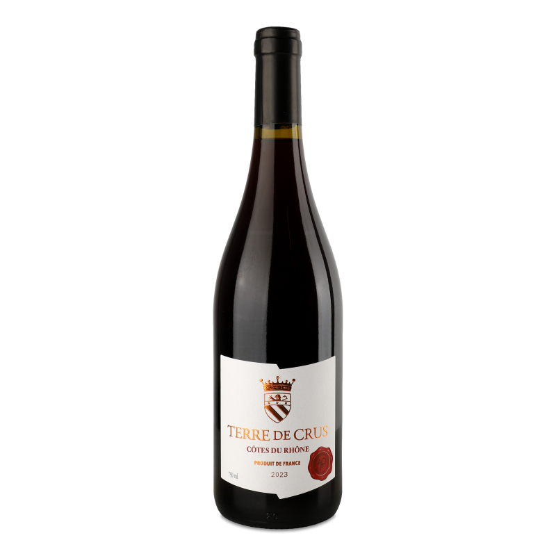 Вино Cotes du Rhone червоне сухе 13% 0,75л Terre de Crus