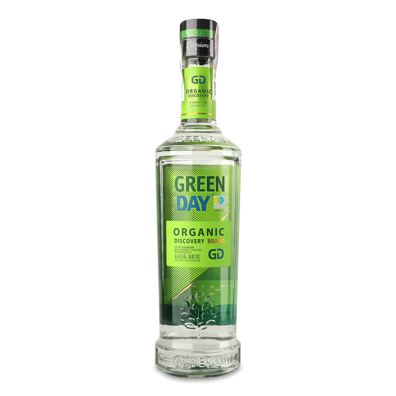 Горілка Organic Discovery 40% 0,5л Green Day