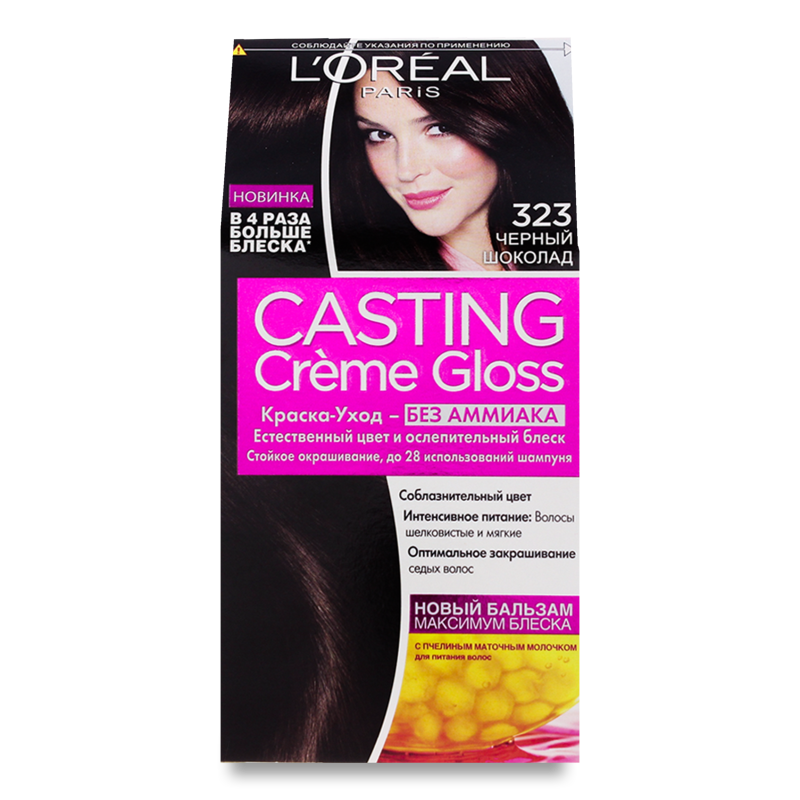 Фарба д/волосся Casting creme gloss 323 чорний шоколад L’Oreal