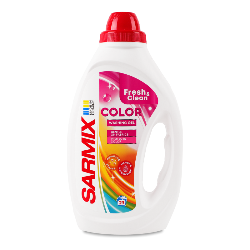 Засіб д/прання кольорових речей Color 900мл Sarmix