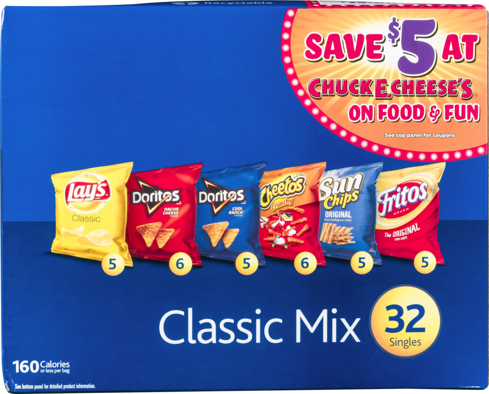 Frito Lay Classic Mix Variety Pack 32 CT FritoLay(28400003032