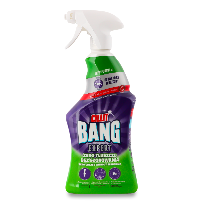 Засіб Бенг Антижир+блиск 750мл з розпилювачем Сіліт