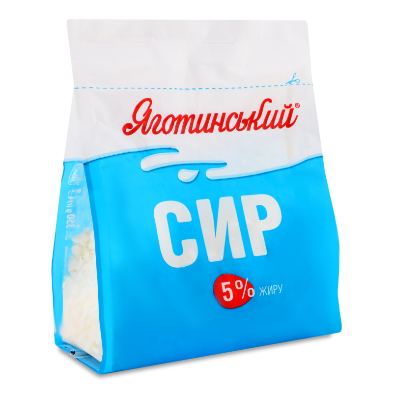 Сир кисломолочний 5% 350г Яготинський