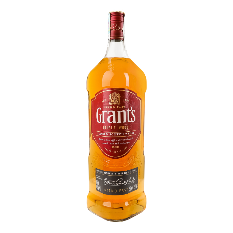 Виски 1.5л 40% Triple wood Grant's бут Grant's(5010327202204): купить в ...