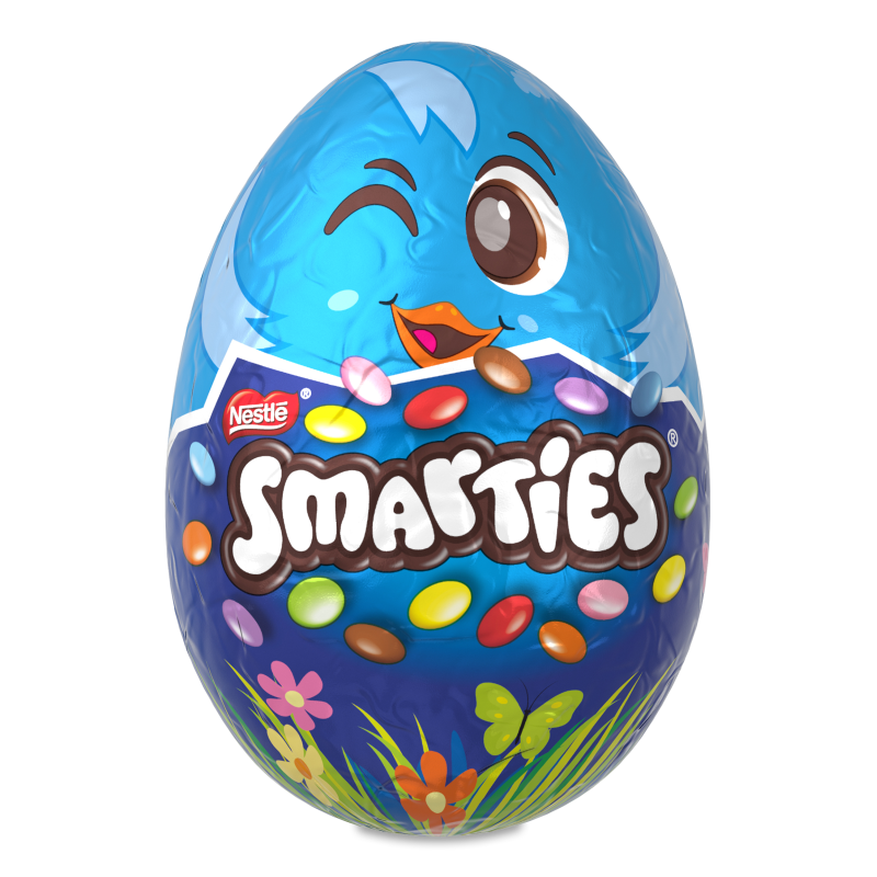 Яйце шоколадне з драже 40г Смартіс