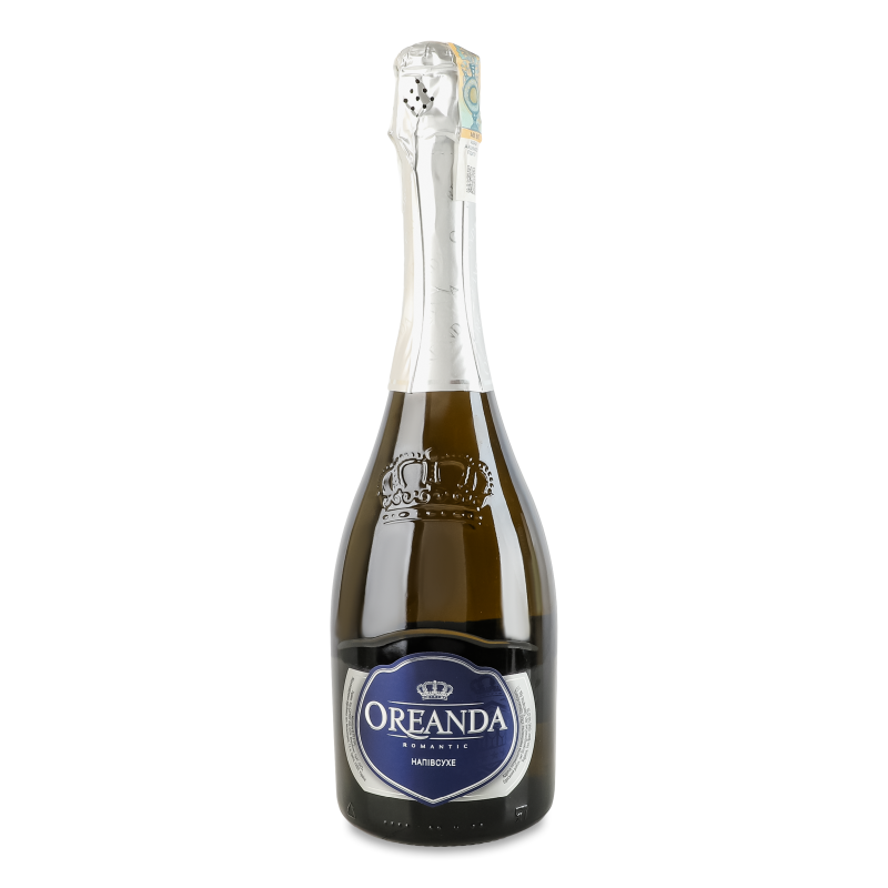 Напій алкогольний Romantic білий н/сухий сильногазований 10,5-12,5% 0,75л Oreanda
