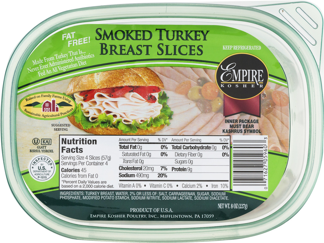 Empire Kosher Smoked Turkey Breast Slices Empire Kosher(71627059603) customers reviews listex