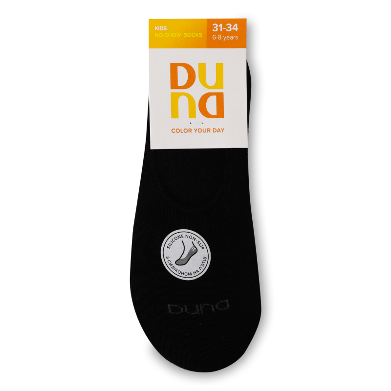 Шкарпетки дитячі чорні з малюнком р.20-22 4055 Duna