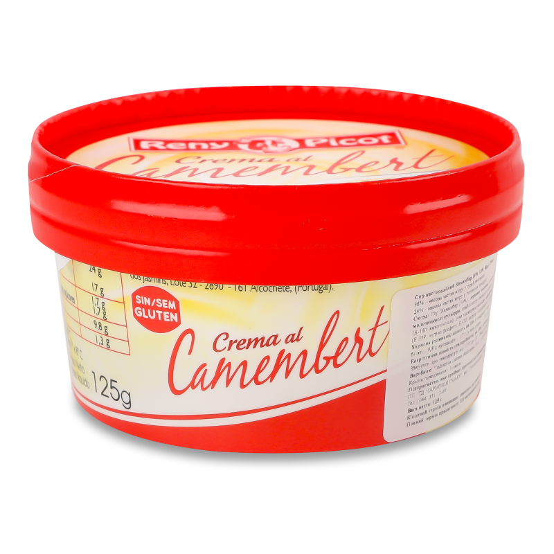 Сир Camembert пастоподібний 36% 125г стакан Reny Picot