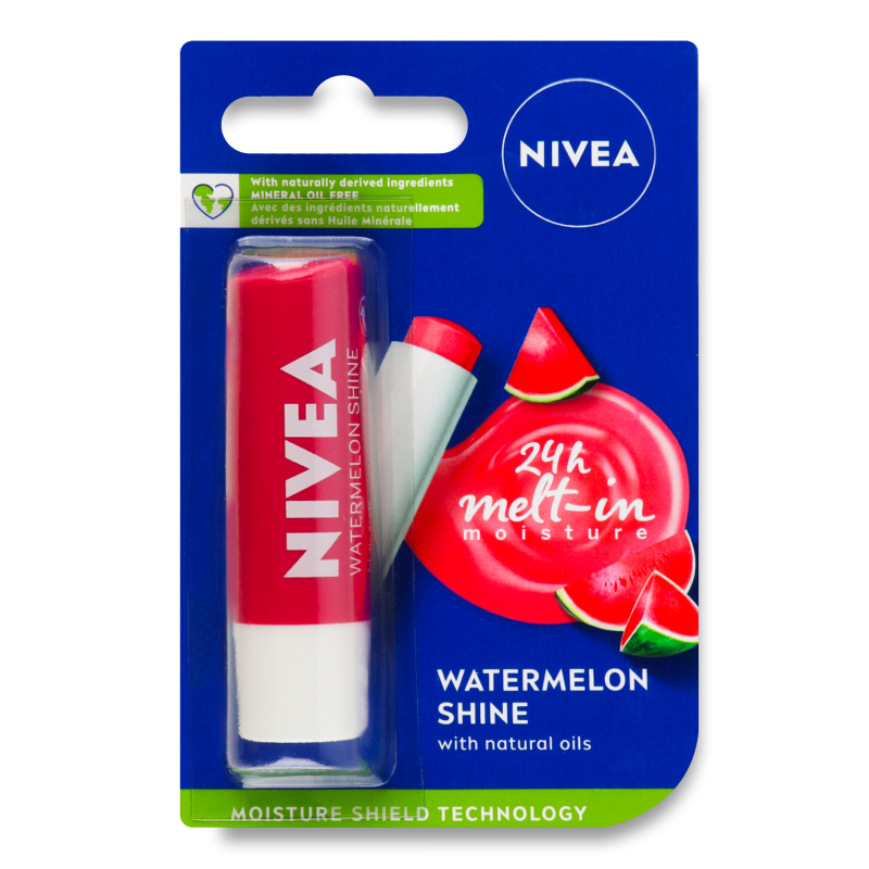 Бальзам-догляд д/губ Кавунове сяйво 48г 85236 Нівея