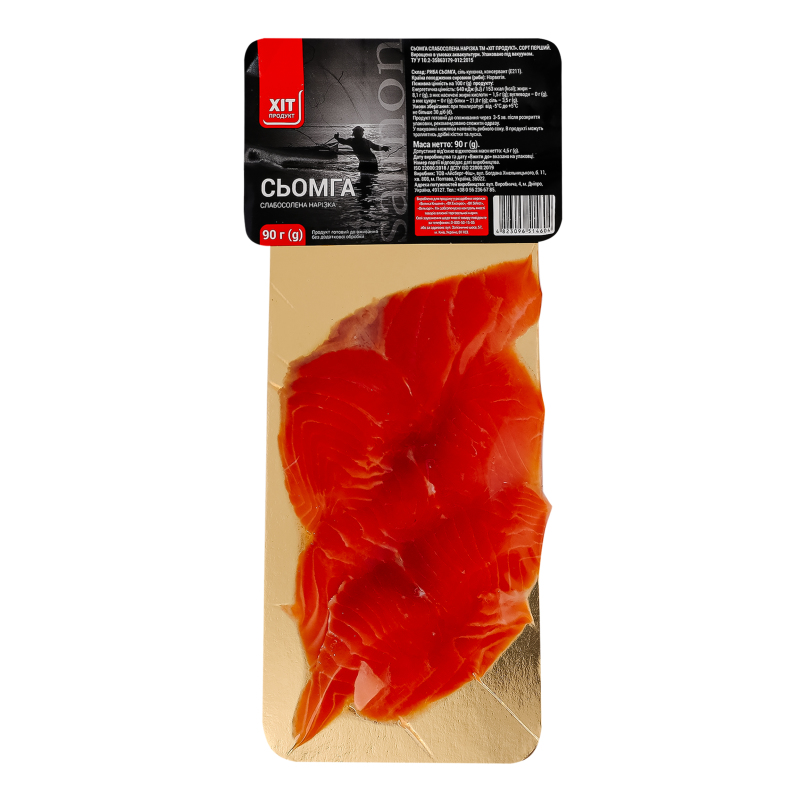 Сьомга нарізка Хіт продукт сл/с 1с в/у