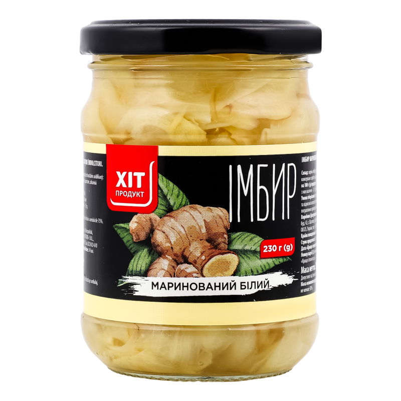 Імбир білий маринований з підсолоджувачами Хіт продукт с/б
