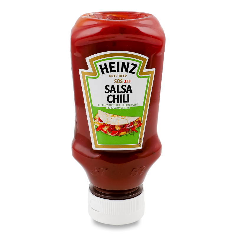 Соус Сальса Чилі 220мл пет перевернутий Heinz