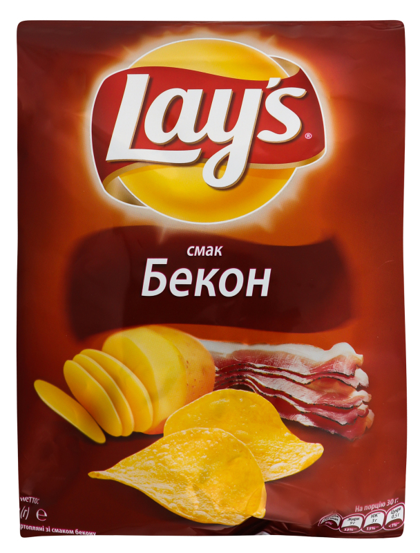 Чипсы Lay's бекон 71г (5900259069900)