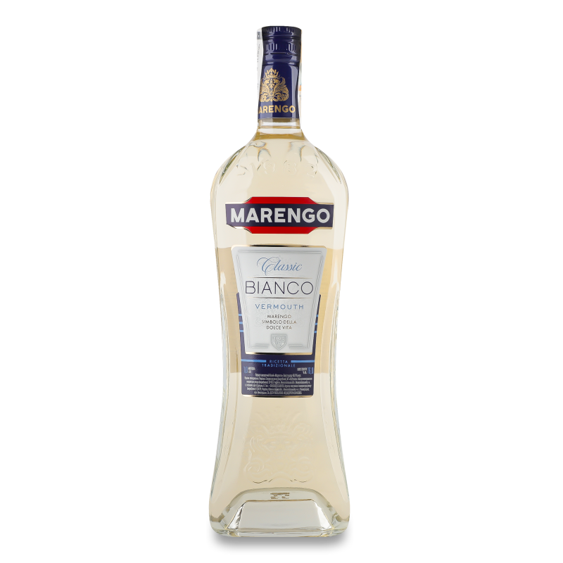 Вермут Classic Bianco білий десертний 16% 1л Marengo