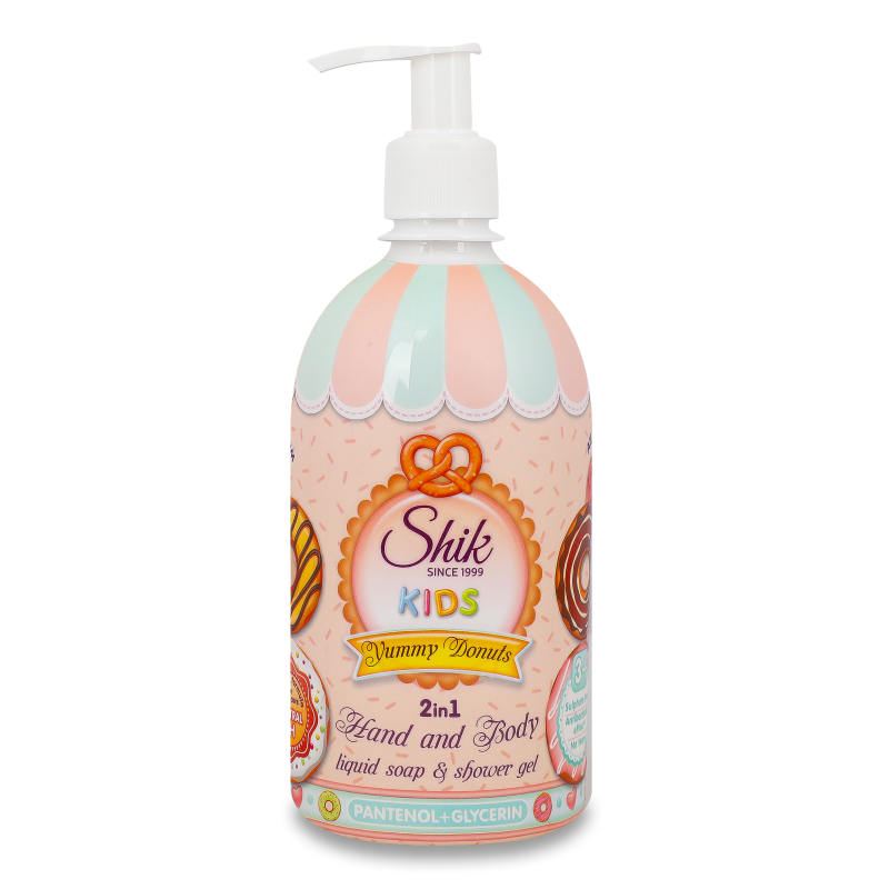 Мило рідке дитяче Яммі донатс 500г з дозатором Шик