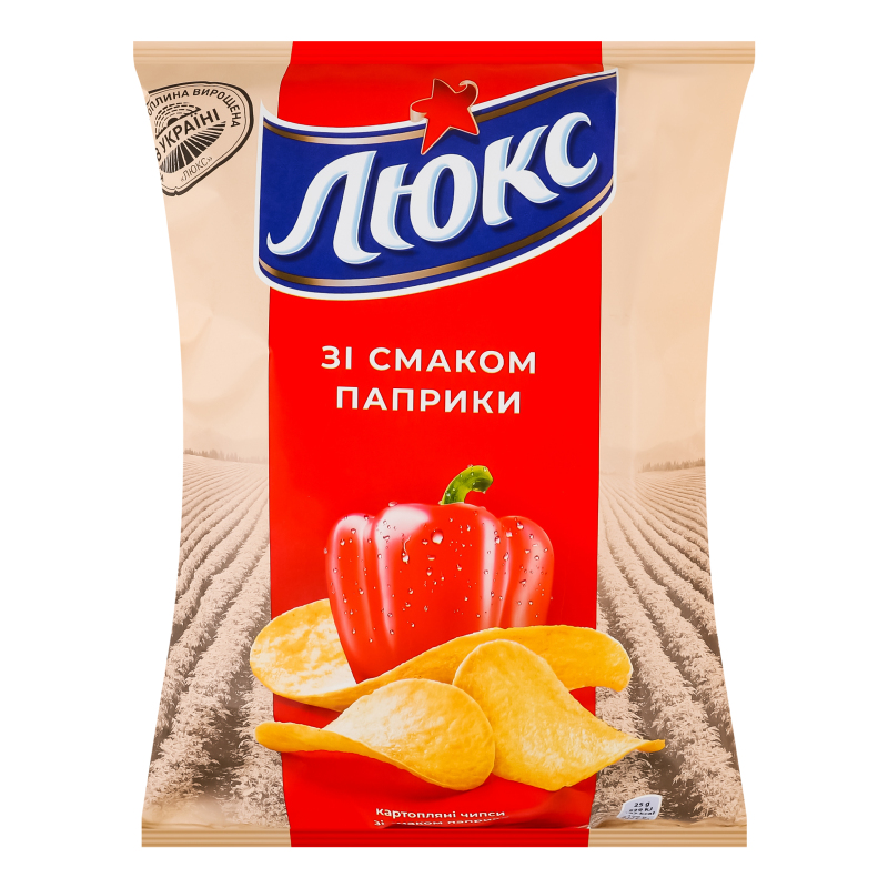 Чипси картопляні Паприка Люкс м/у