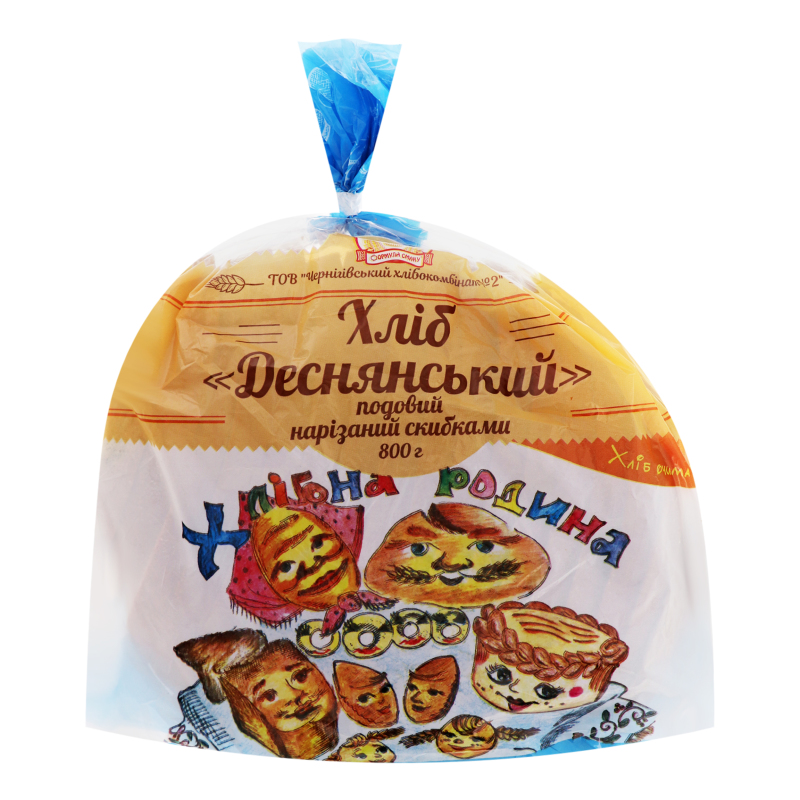 Хліб нарізний подовий Деснянський Формула смаку м/у