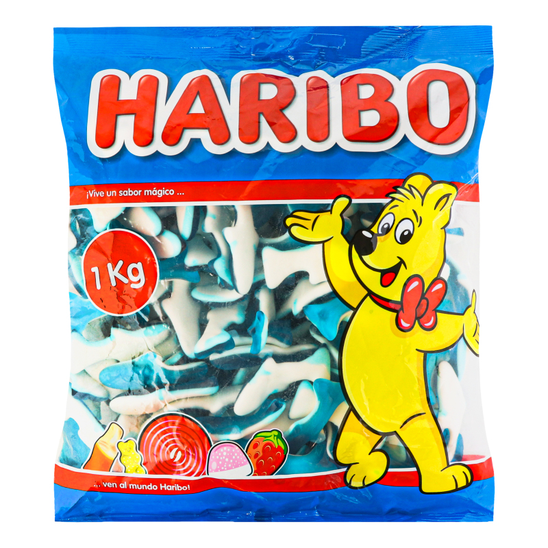 Конфеты желейные Голубые дельфины Haribo м/у 1кг HARIBO(8426617062811 ...