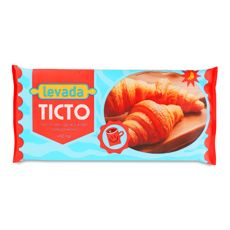 Тісто листково-дріжджове 450г Levada