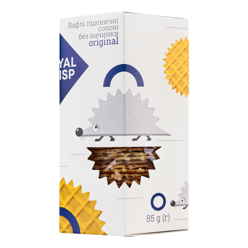 Вафлі пшеничні солоні Original Royal Crisp к/у