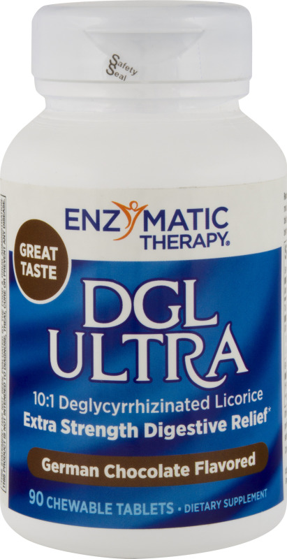 Enzymatic Therapy DGL Ultra Extra-Strength Deglycyrrhizinated Licorice ...