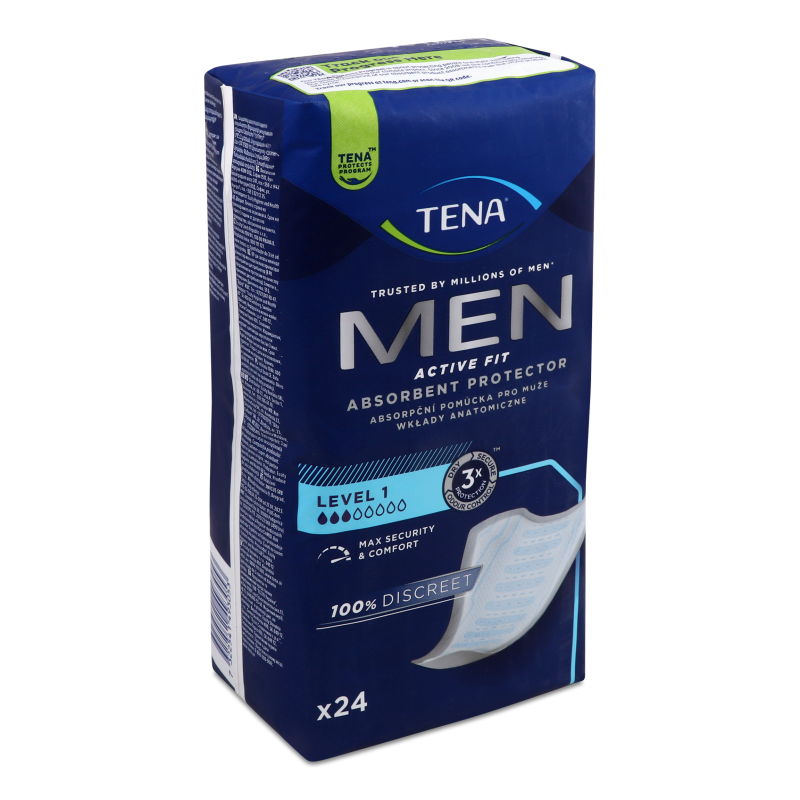 Прокладки урологічні Мен Актів Фіт левел-1 д/чоловіків 24шт Тена