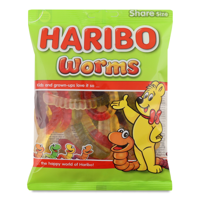 Цукерки жувальні Worms 150г Haribo
