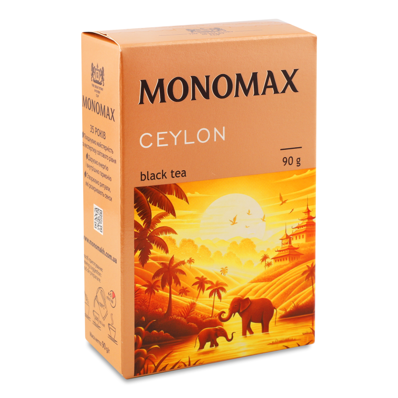 Чай Ceylon чорний байховий 90г Monomax