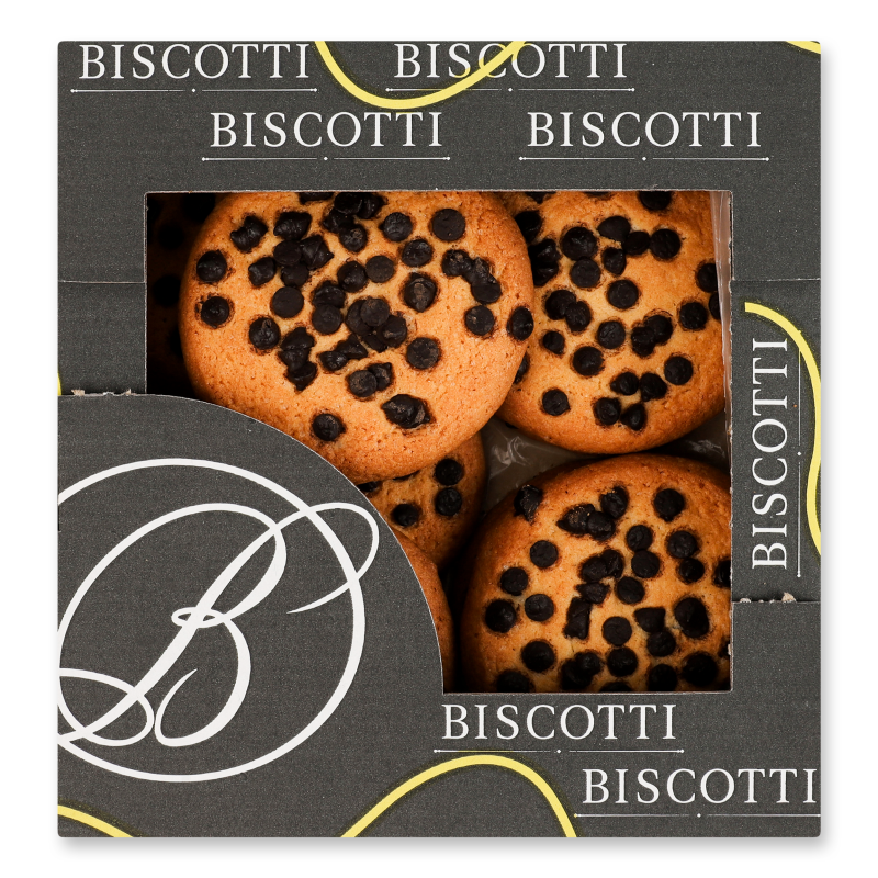 Печиво пісочно-відсадне Американське з шматочками глазурі 205г Biscotti