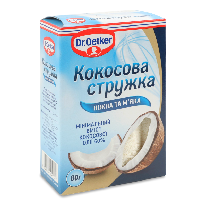 Стружка кокосова 80г Dr.Oetker