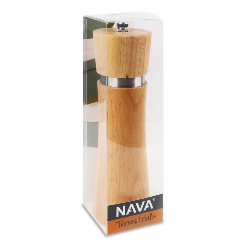 Млинок д/перцю дерево з керамічним ножем 21см 10-184-002 Nava