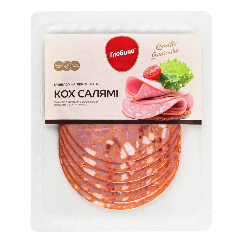 Ковбаса Кох Салямі Глобино н/к лоток