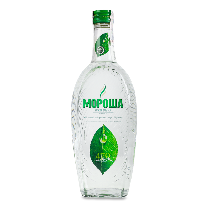 Горілка Джерельна 40% 0,5л Мороша