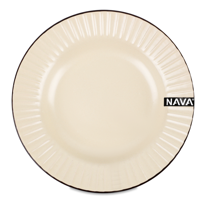Тарілка супова Penelope бежева кераміка 20см Nava