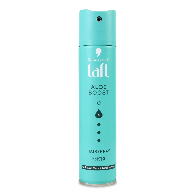 Лак д/волосся Aloe Boost фіксація-4 250мл Taft