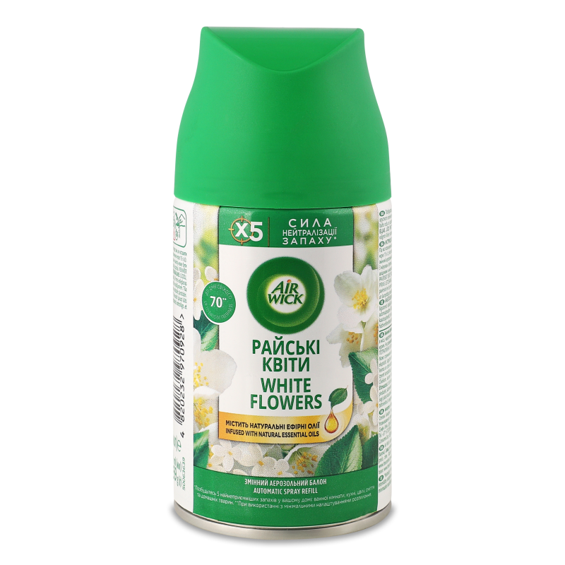 Освіжувач повітря Райські квіти автоматичний 250мл запаска Еір вік