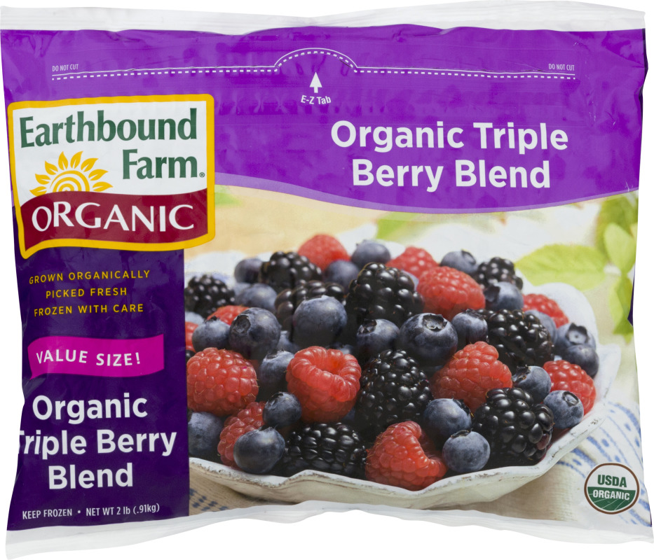 Earthbound Farm Organic Triple Berry Blend Earthbound Farm(32601026097 ...