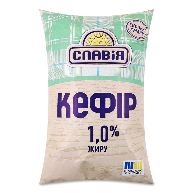 Кефір 1% 850г п/е Славія
