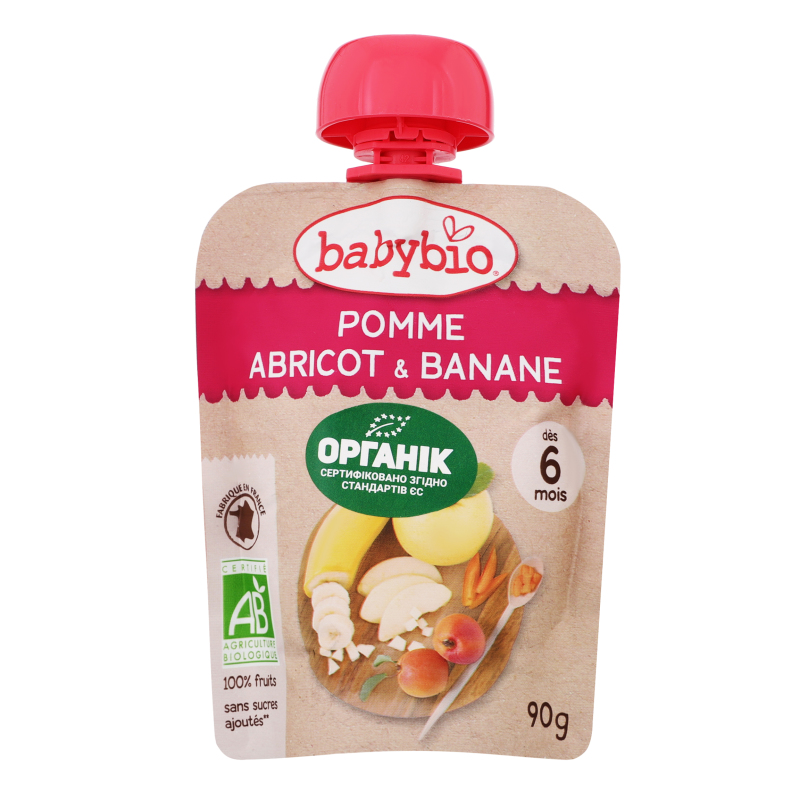 BabyBio алим, чангаанз, гадилтай нухаш 6+ сар