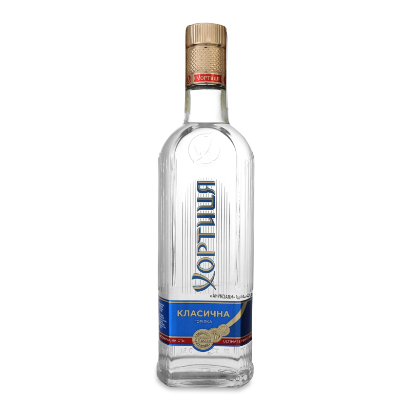 Горілка Нова класична 40% 0,5л штоф Хортиця