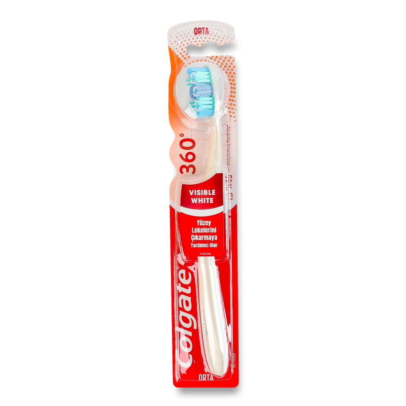 Щітка зубна 360 Optic White середня Colgate