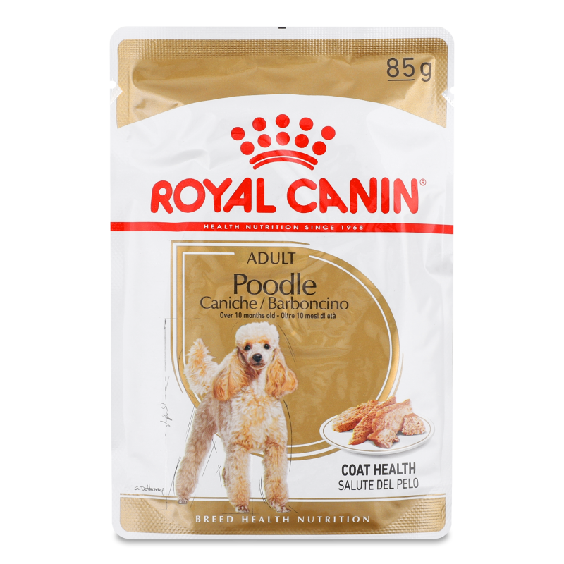 Корм д/дорослих собак породи пудель 85г пауч Royal Canin
