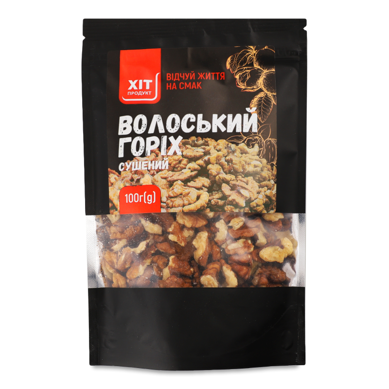 Горіх волоський сушений 100г Хіт Продукт
