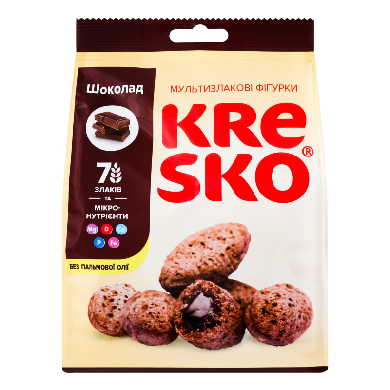 Снеки мультизлакові Шоколад Kresko м/у