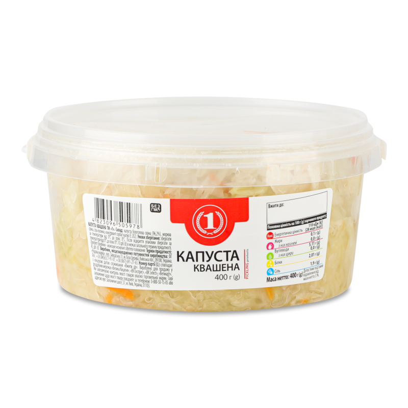 Капуста квашена 400г ТМ “1”