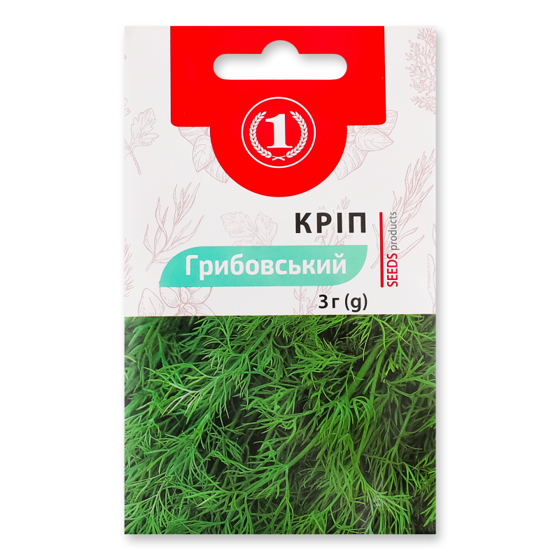 Насіння Кріп Грибовський 3г ТМ “1”