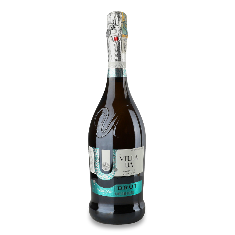 Вино ігристе біле брют 10-13,5% 0,75л Вілла Крим