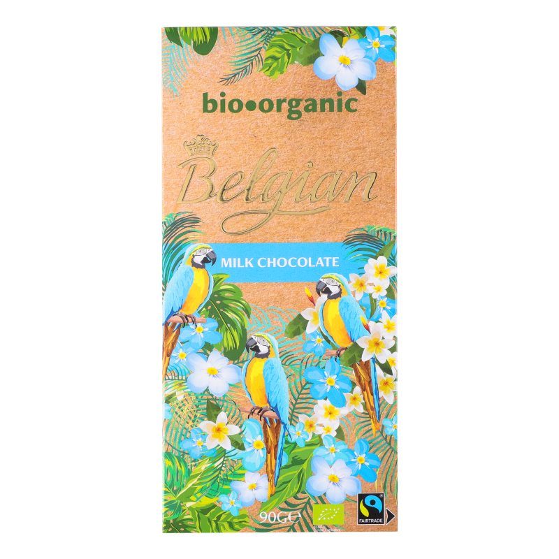 Шоколад молочний Organic The Belgian к/у
